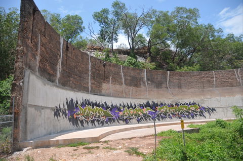 Remnant No 6 Oil Tank Wall - Tourism Townsville 0