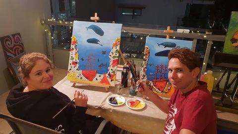 Paint And Sip Social Art Classes (2 For 1) - Tourism Townsville 0
