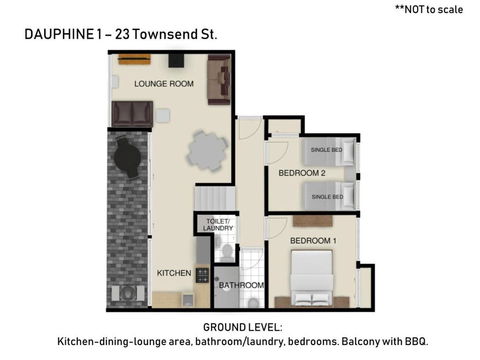 Dauphine 1 / 23 Townsend Street - Tourism Townsville 4