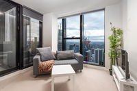 modern one bed room with balcony