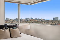Sleek Skyline View Apartment Ideal for City Break