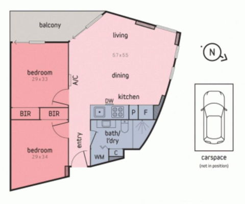 2Bedroom Apartment With Views In Docklands Next To CBD & Marvel Stadium - Tourism Townsville 15